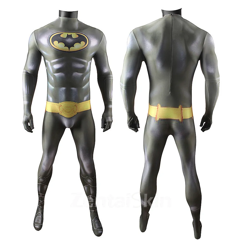 Zentai Second Skin Michael Keaton Version Batman Blue-gray Version