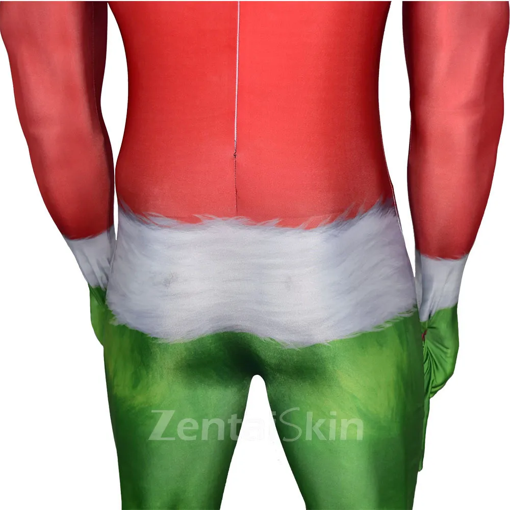 Second Skin Christmas Cosplay Zentai Stage Costumes Cosplay Zentai Costume Christmas Cosplay Zentai Ghost Glazy Cosplay Zentai Costume