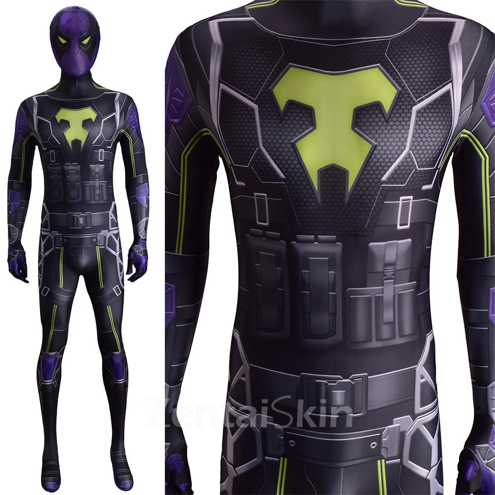 Second Skin Games: PS5 Cosplay Zentai Costume Halloween Anime Costumes Cosplay Zentai All Inclusive Tights Cosplay Zentai Costumes