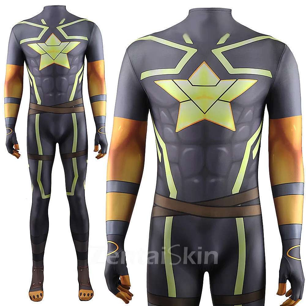 Second Skin Anime Live a Hero Barel Barrel Tights Cosplay Zentai Costume