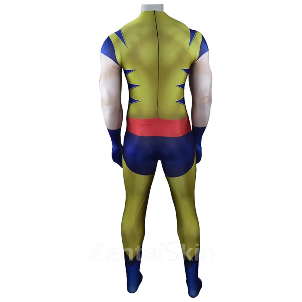 Second Skin Comic Hero Wolverine Tights Cosplay Zentai Halloween Costume