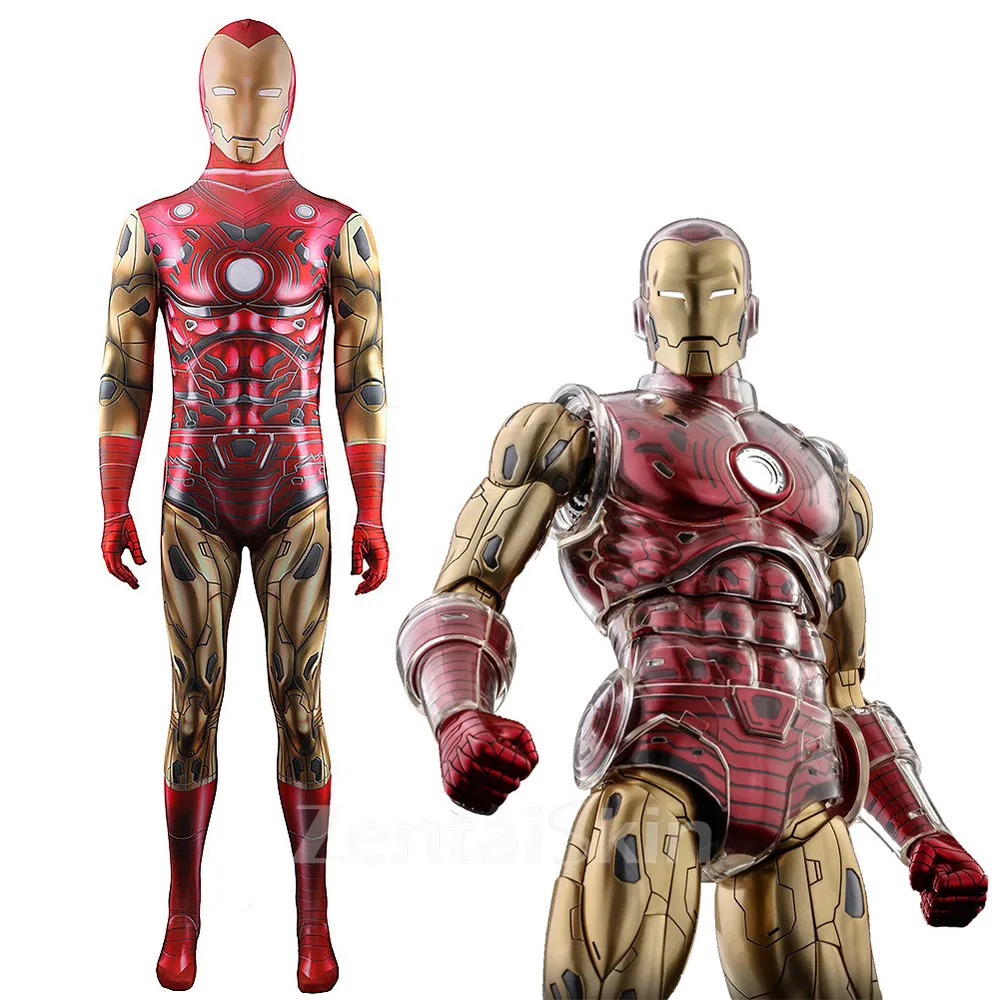 Second Skin Iron Man Costume Cosplay Zentai Costume