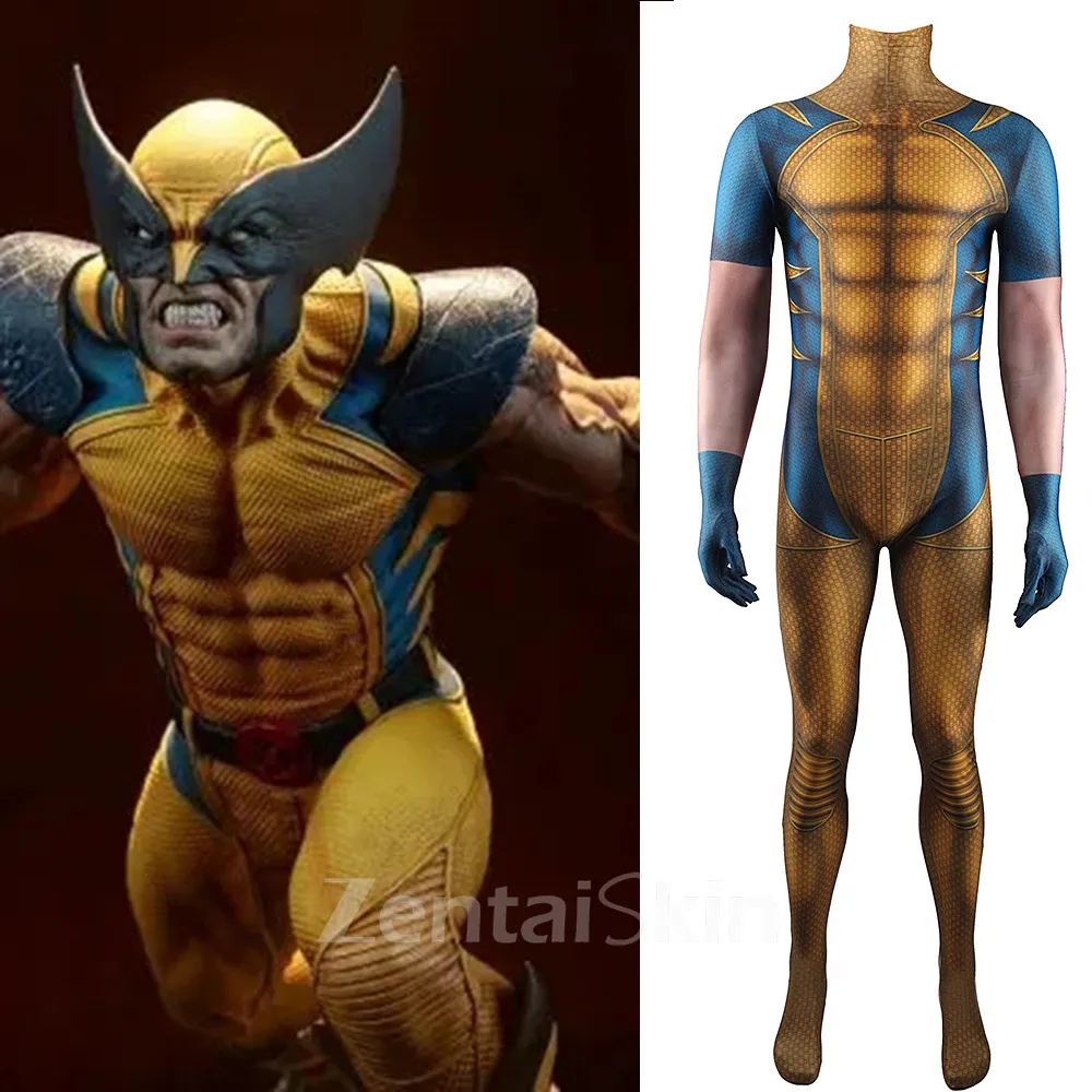 Second Skin Sideshow Wolverine Wolverine Cosplay Zentai Costume