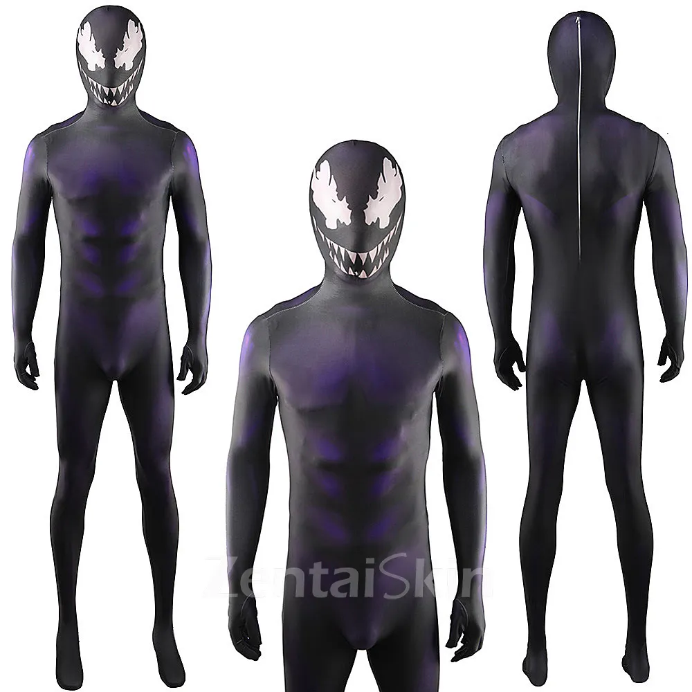 Second Skin Venom Venom Suit Cosplay Zentai Costume