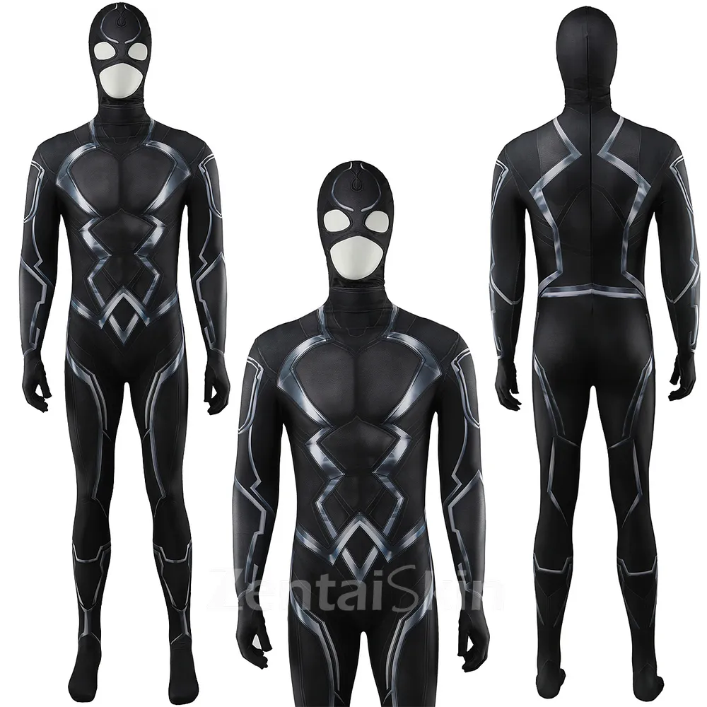 Second Skin Black Bolt Black Horse Blackcard Hardbert Gang Cosplay Zentai Costume Cosplay Zentai Halloween Costume
