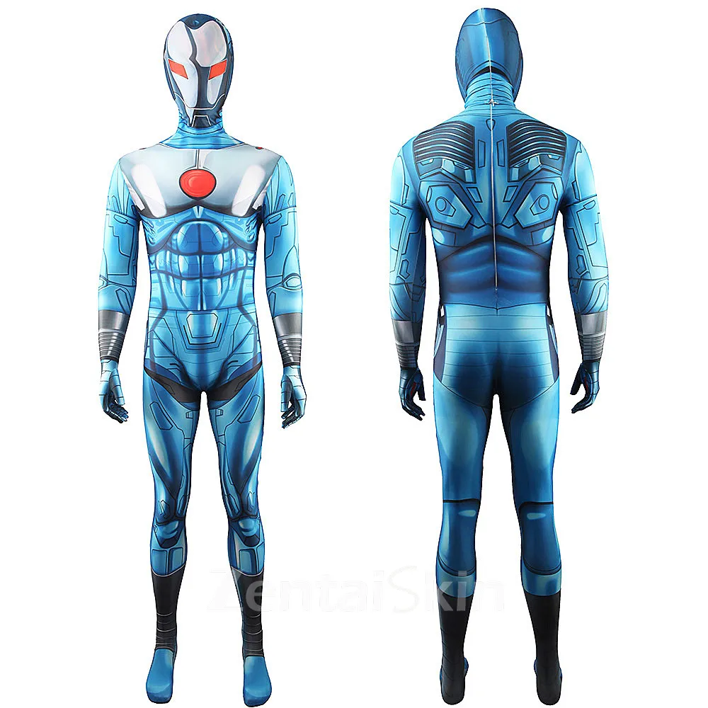 Second Skin Comic Book Iron Man Stealth Armored Suit Halloween Cosplay Zentai Costume