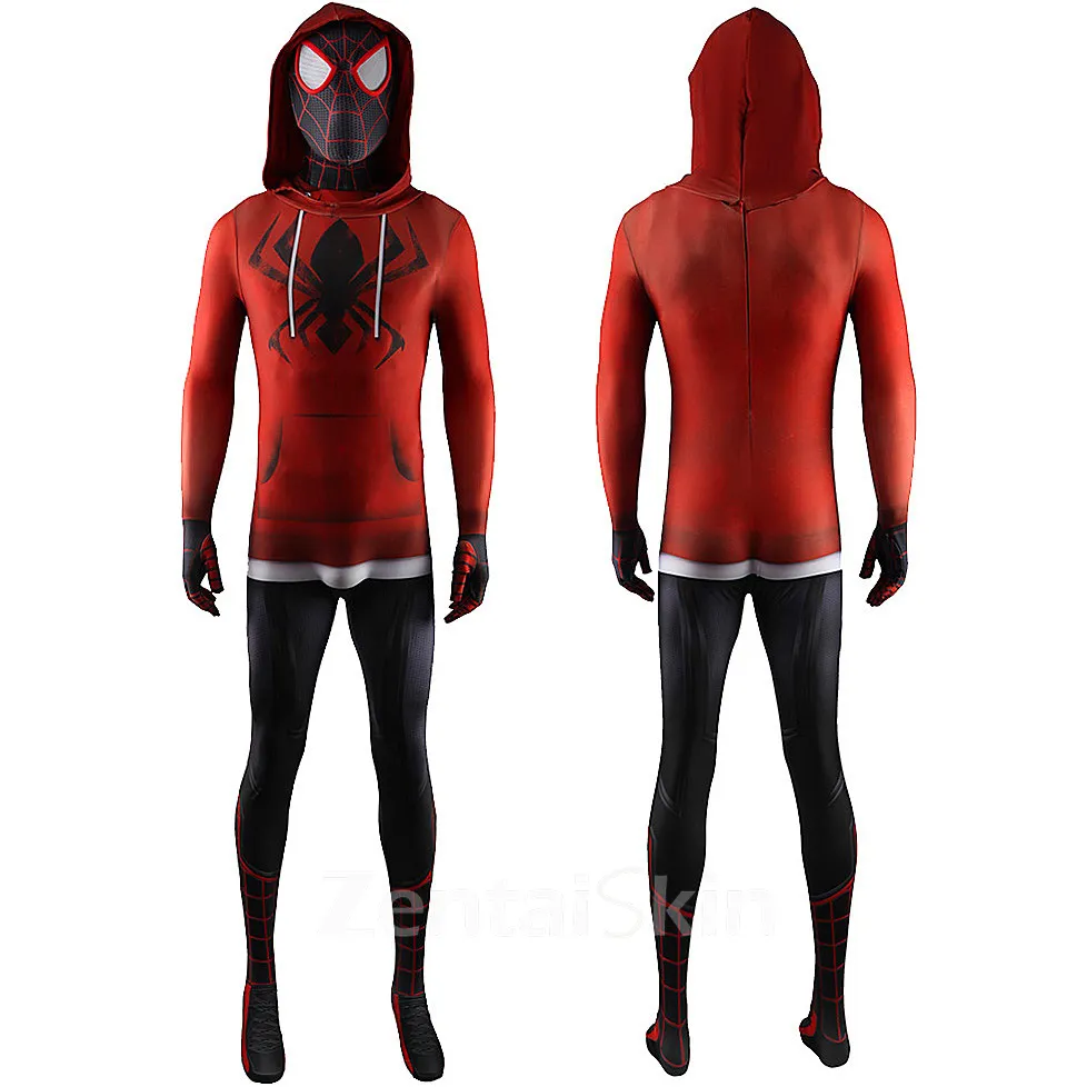 Zentai Second Skin Miles Morales Myers Morales Grocery Store Cat Suit