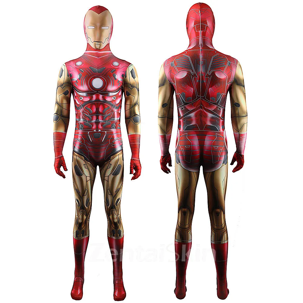 Second Skin Iron Man Costume Cosplay Zentai Costume