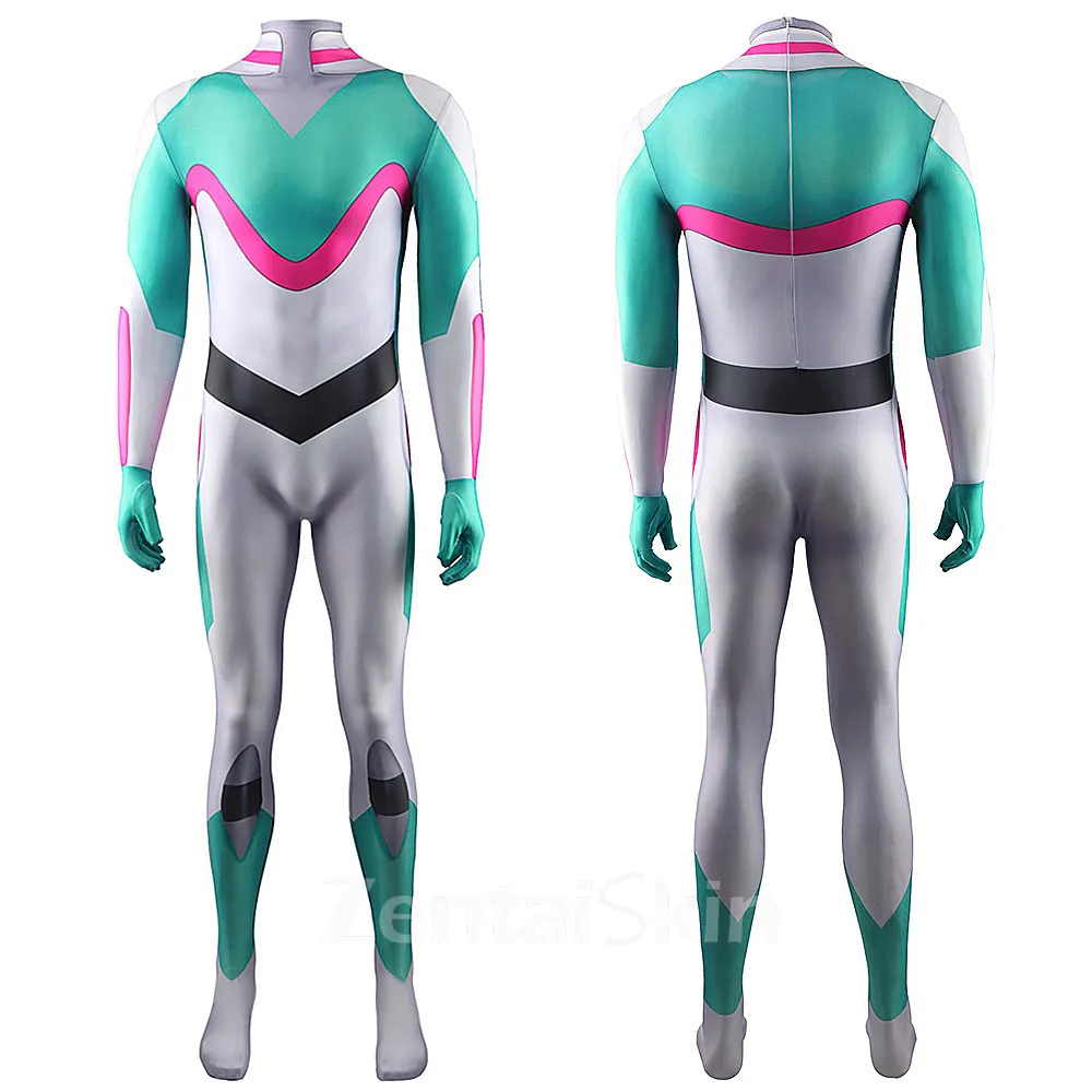 Second Skin Nippon Manga Hero Shinkansen Morphing Robot Hayato Halloween Cosplay Zentai Costume