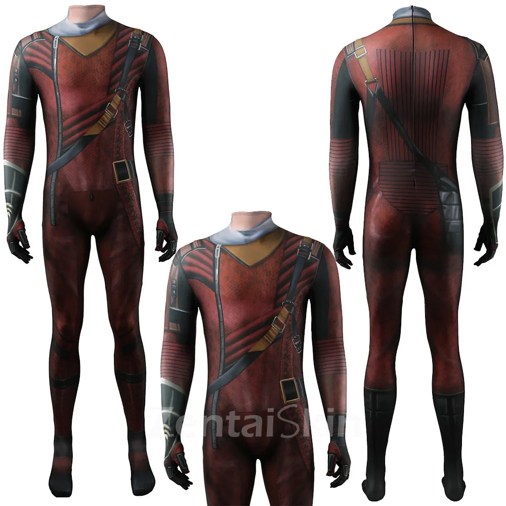 Second Skin Guardians of the Galaxy 3 Kragrin Guardians of the Galaxy Cosplay Zentai Jumpsuit