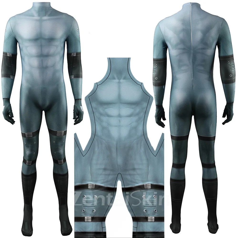 Second Skin Game Metal Gear Metal Gear Solid Gear Solid Snake Cosplay Zentai Costume Anime Costume Costume Costume