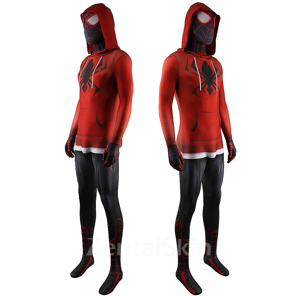 Zentai Second Skin Miles Morales Myers Morales Grocery Store Cat Suit