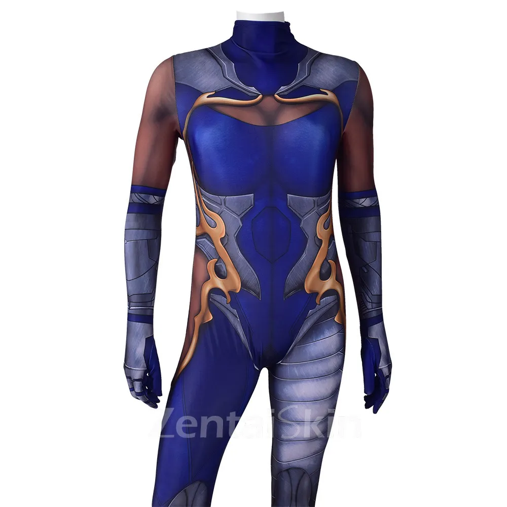 Second Skin Tekken 7 New Character Raven Game Cosplay Zentai Costumes Stage Cosplay Zentai Costume