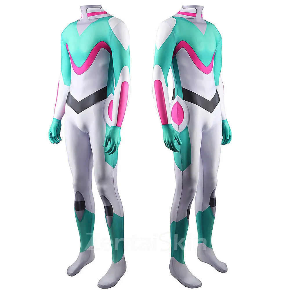 Second Skin Nippon Manga Hero Shinkansen Morphing Robot Hayato Halloween Cosplay Zentai Costume