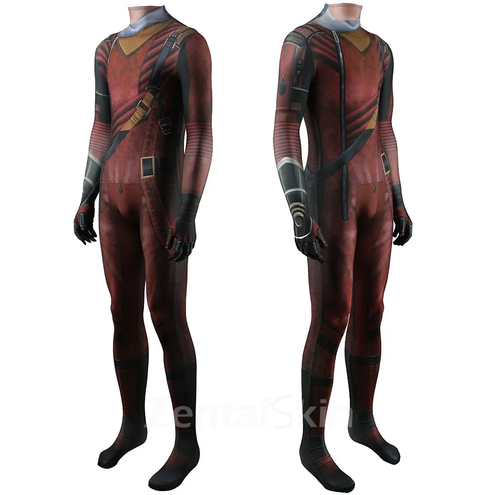 Second Skin Guardians of the Galaxy 3 Kragrin Guardians of the Galaxy Cosplay Zentai Jumpsuit