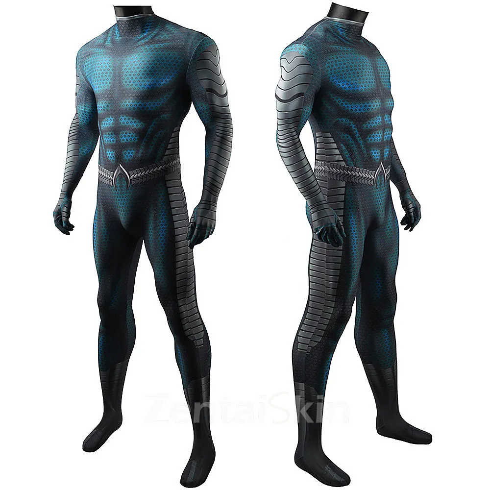 Zentai Second Skin Aquaman and the Lost Kingdom Aquaman\'s Lost Kingdom Aquaman Sneak Costume New Suit