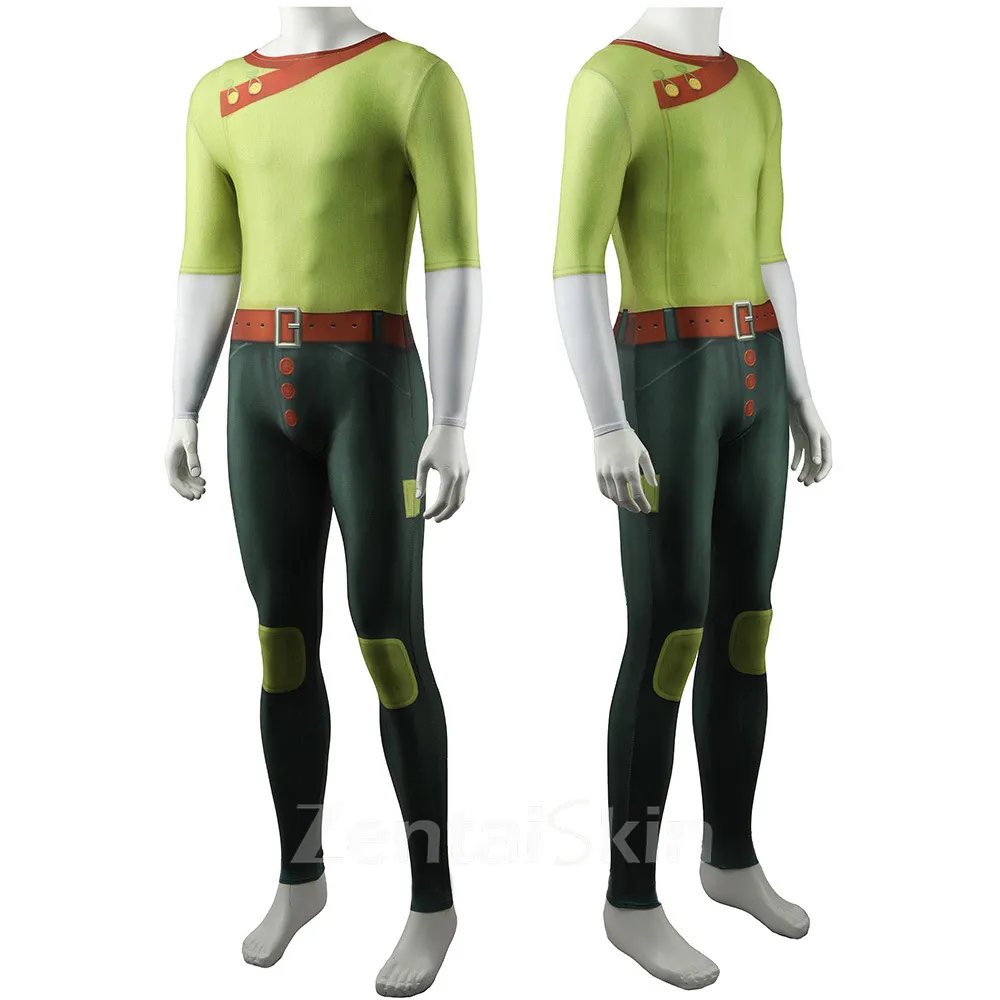 Second Skin Animated Bizarre World Searcherclade Costume Cosplay Zentai Cosplay Costume Jumpsuit Show Costumes