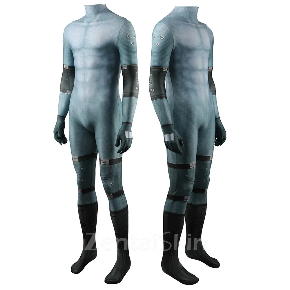 Second Skin Game Metal Gear Metal Gear Solid Gear Solid Snake Cosplay Zentai Costume Anime Costume Costume Costume