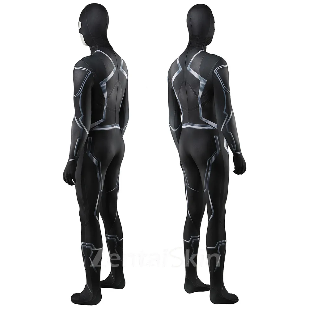 Second Skin Black Bolt Black Horse Blackcard Hardbert Gang Cosplay Zentai Costume Cosplay Zentai Halloween Costume