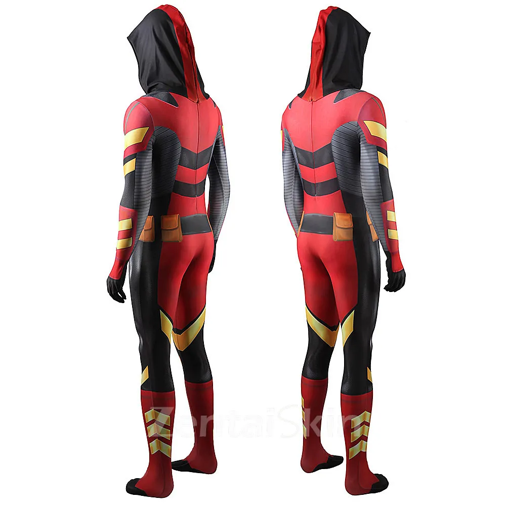 Second Skin Arsenal Red Arrow Cosplay Zentai Costume