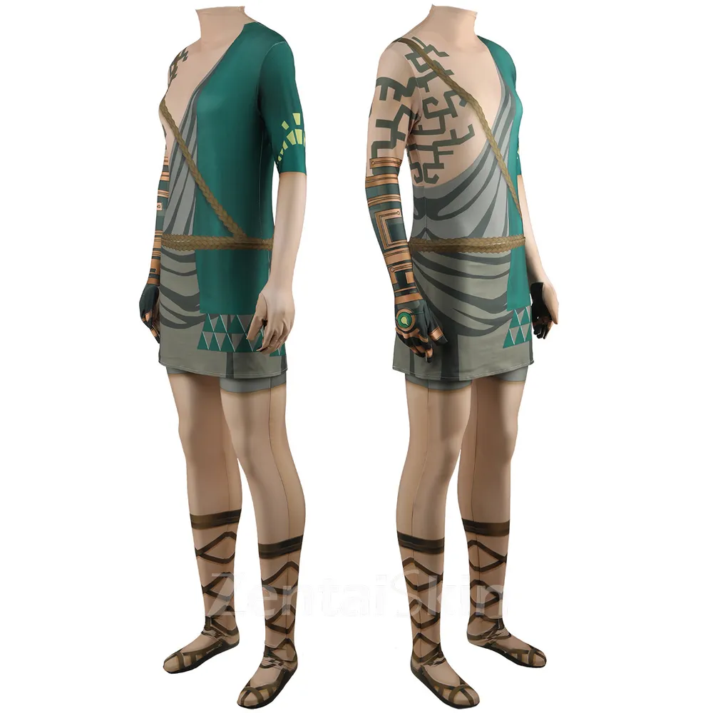 Second Skin the Legend of Zelda: Kingdom of Tears Cosplay Zentai Game Halloween Costumes Show Costumes