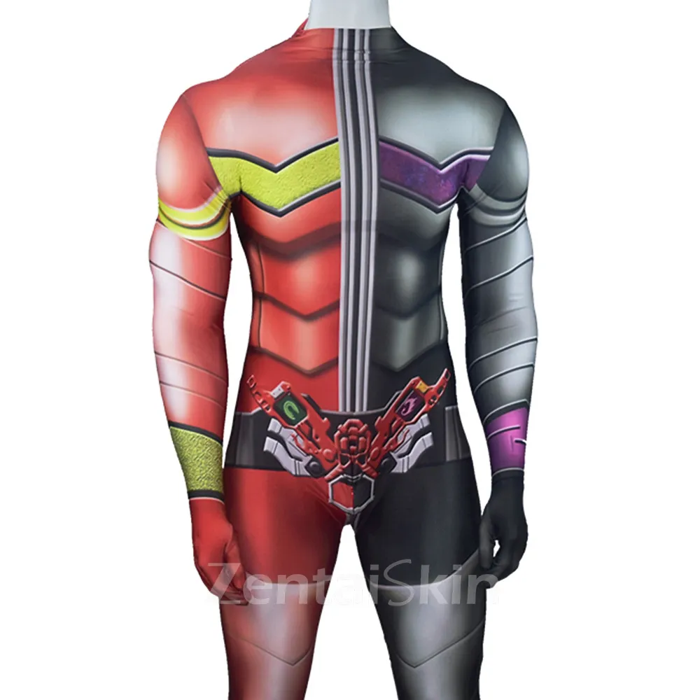 Kamen Rider Gotchard\'s Blazing Metal Cos Anime Cosplay Zentai Skin Suit Halloween Cosplay Costume Comic Con Costume Costume