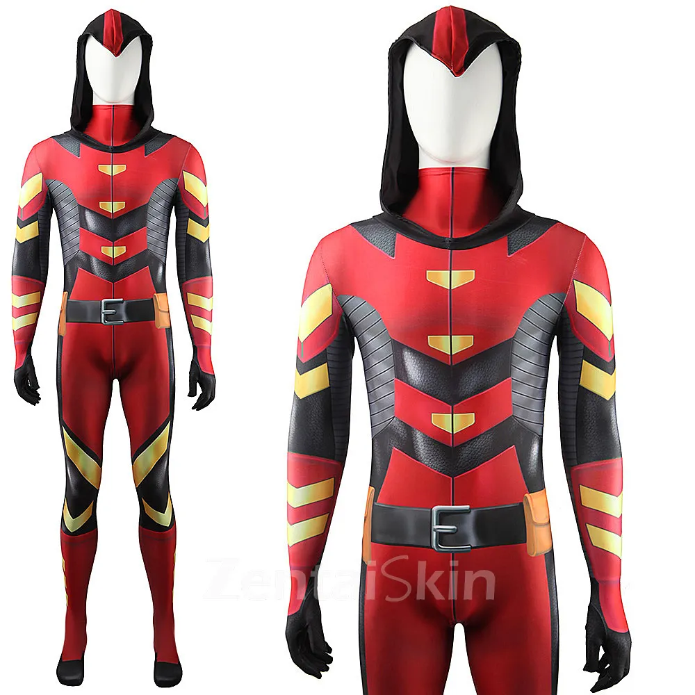 Second Skin Arsenal Red Arrow Cosplay Zentai Costume