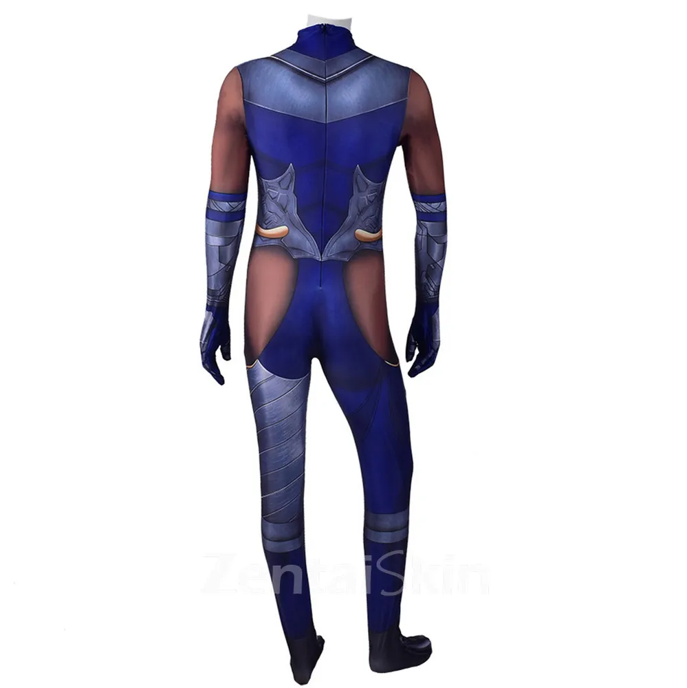 Second Skin Tekken 7 New Character Raven Game Cosplay Zentai Costumes Stage Cosplay Zentai Costume