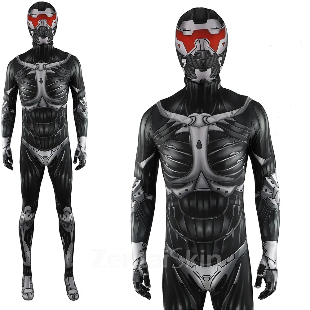 Second Skin Game Crysis 3 Crysis3 Costume Anime Costume Coverout Cosplay Zentai Costume