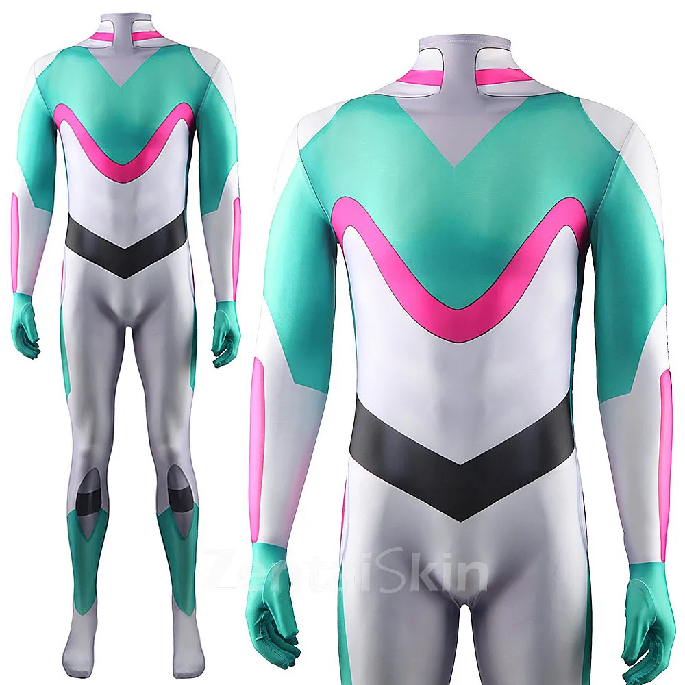 Second Skin Nippon Manga Hero Shinkansen Morphing Robot Hayato Halloween Cosplay Zentai Costume