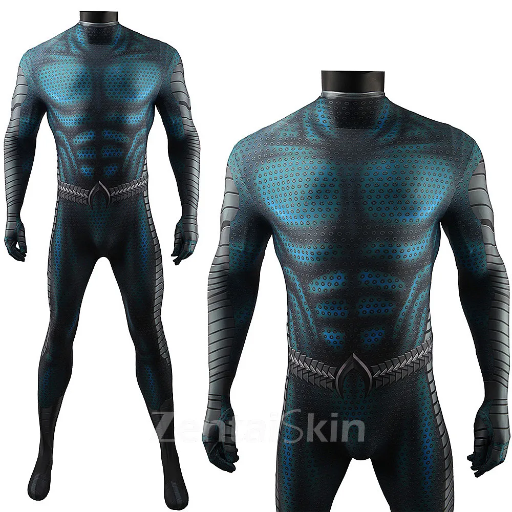 Zentai Second Skin Aquaman and the Lost Kingdom Aquaman\'s Lost Kingdom Aquaman Sneak Costume New Suit