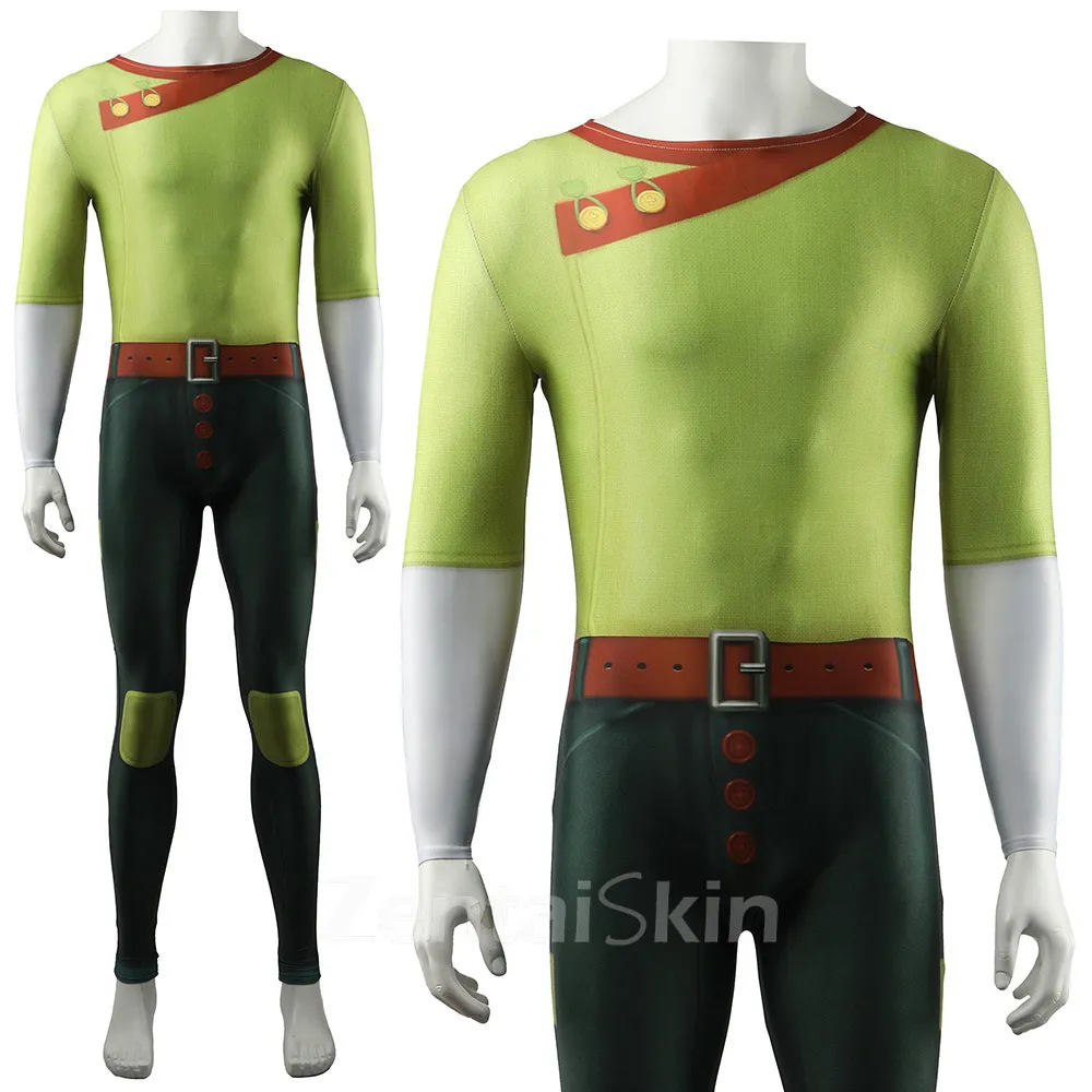 Second Skin Animated Bizarre World Searcherclade Costume Cosplay Zentai Cosplay Costume Jumpsuit Show Costumes