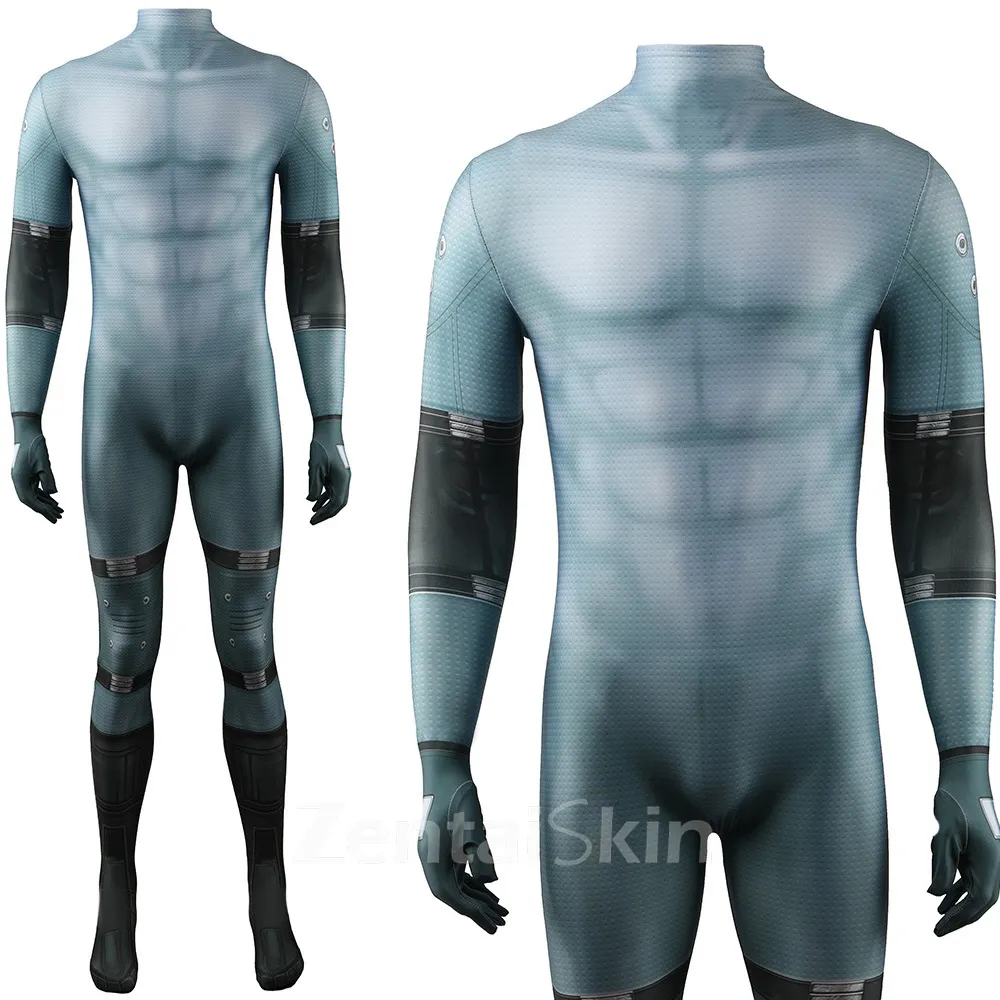 Second Skin Game Metal Gear Metal Gear Solid Gear Solid Snake Cosplay Zentai Costume Anime Costume Costume Costume