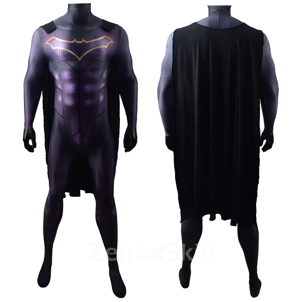 Second Skin Halloween Tights Show Costumes Batman Cosplay Zentai Costume