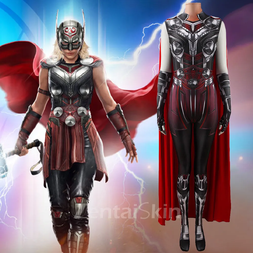 Second Skin Thor Love and Thunder 4: Cosplay Zentai Costume Jane Foster