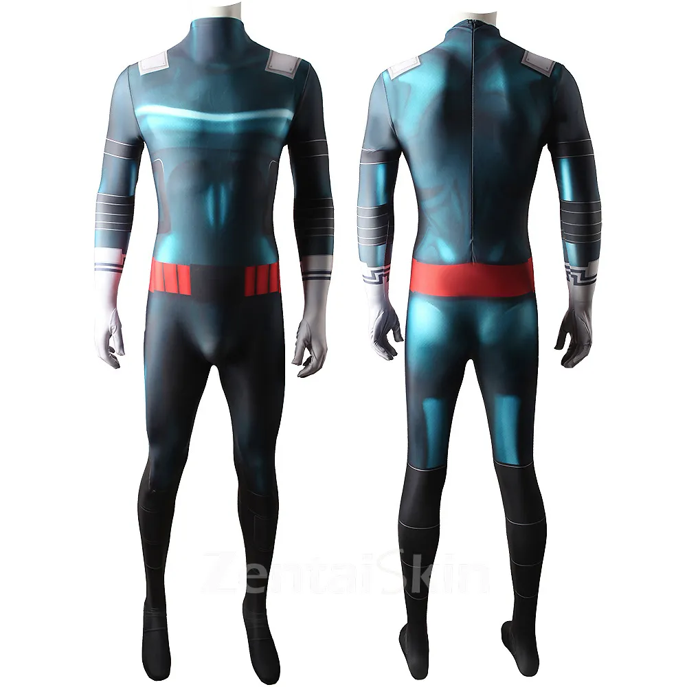 Second Skin Anime My Hero Academia Midoriya Izuku Cosplay Zentai Costume