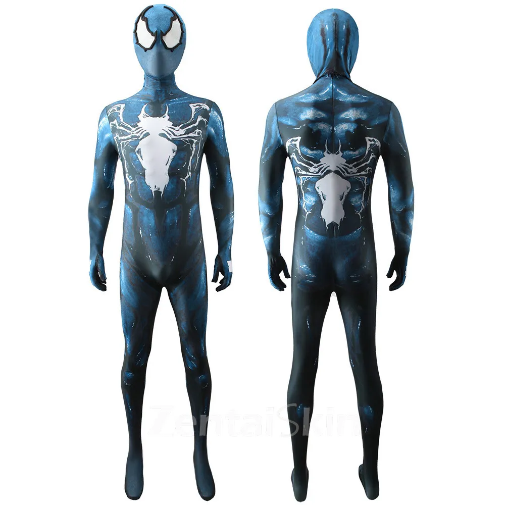 Second Skin Blue Venom Cosplay Zentai Costume