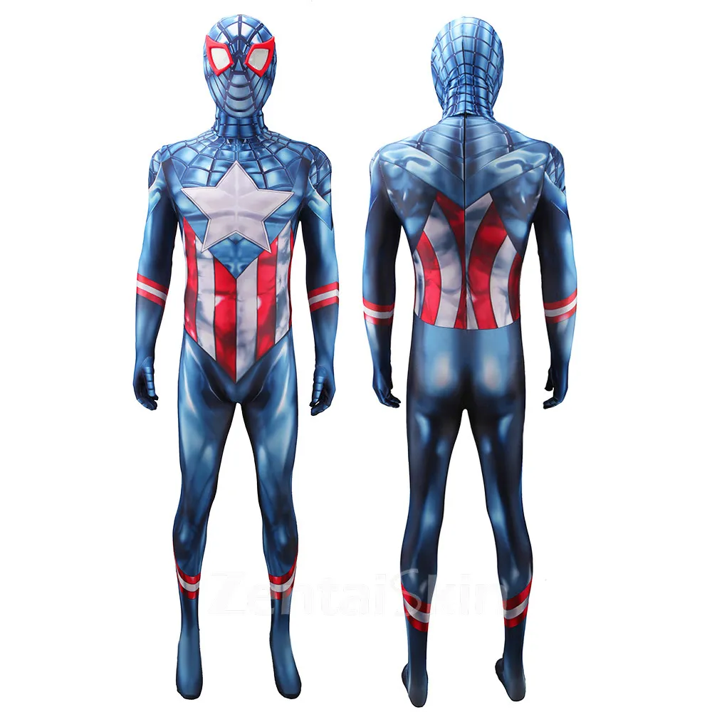 Zentai Second Skin Captain America