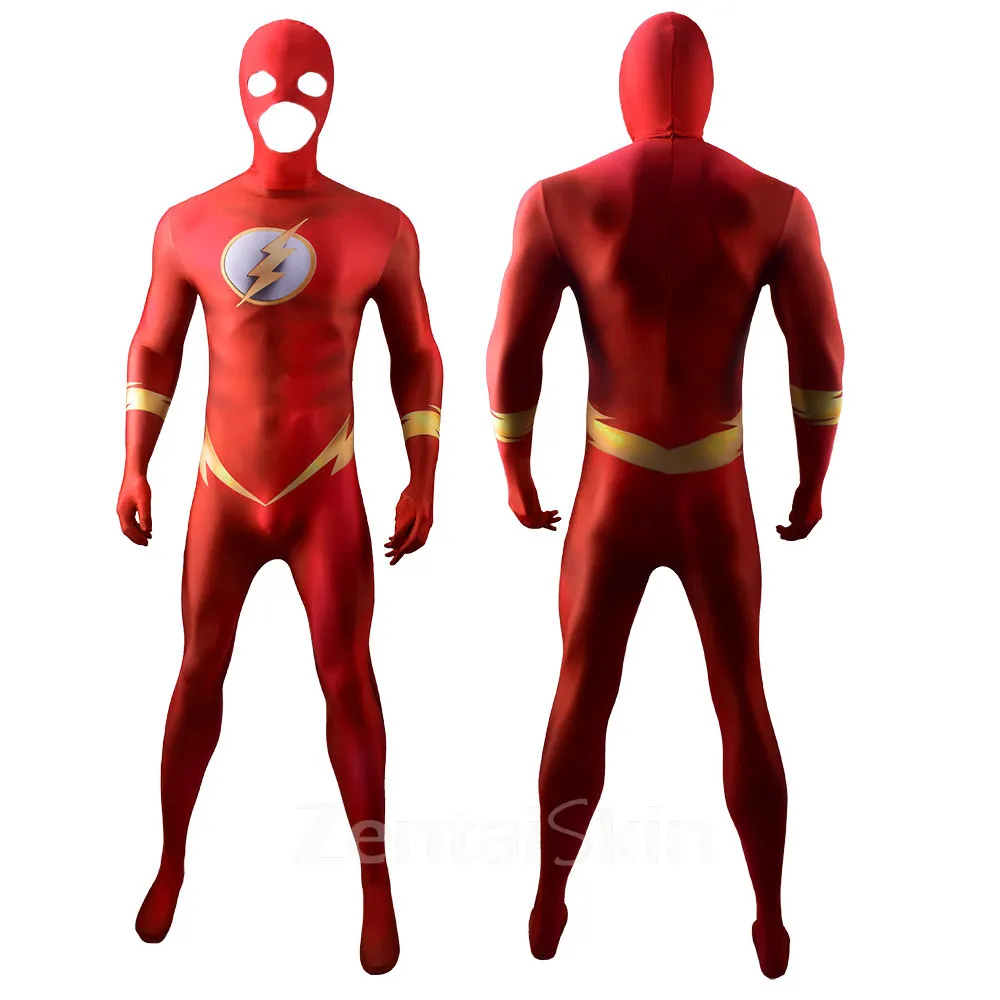 Zentai Second Skin the Flash Speed Force Costumes