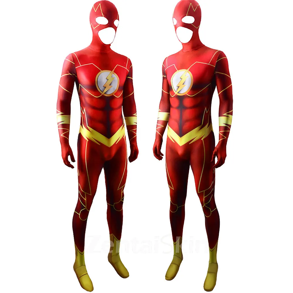 Second Skin the Flash Cosplay Zentai Costume Stage Costumes