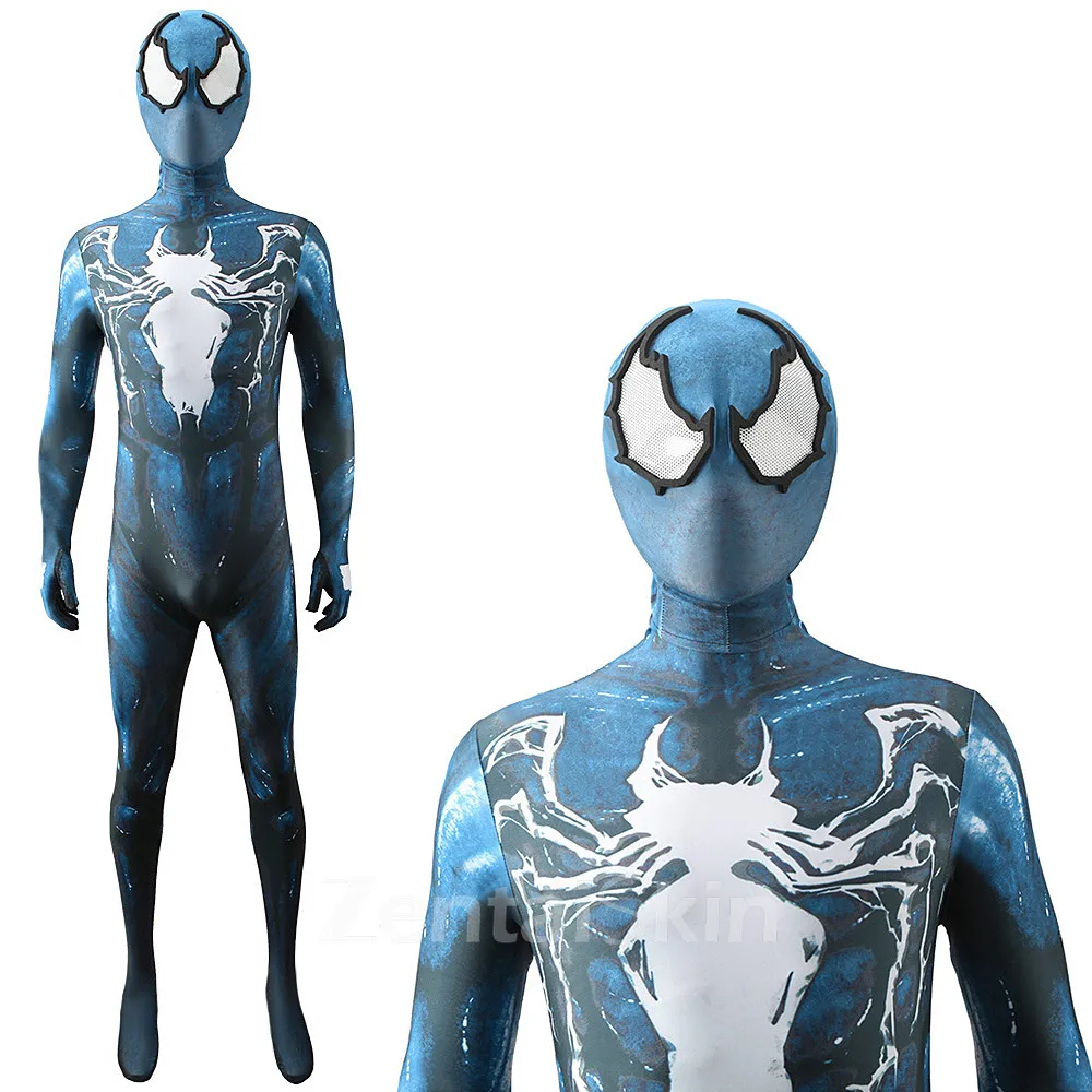 Second Skin Blue Venom Cosplay Zentai Costume