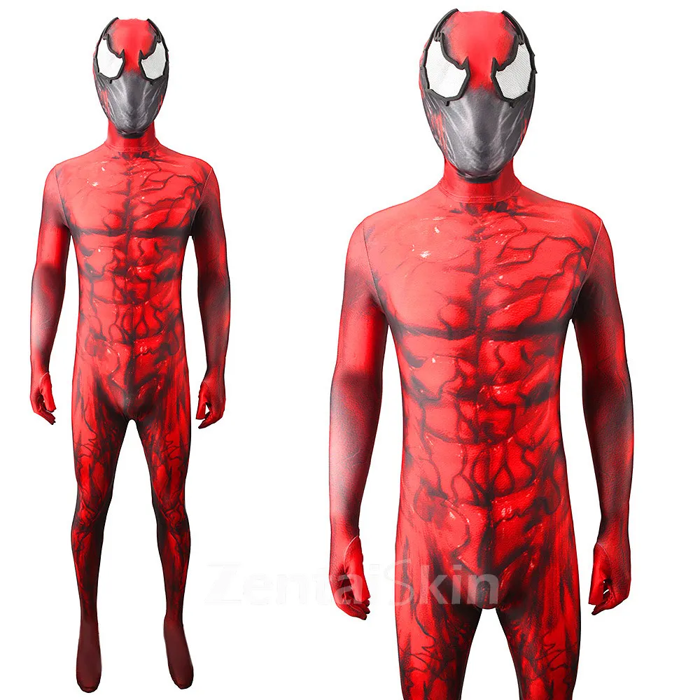 Zentai Second Skin Venom Venom Slaughter Deadly Guardian Carnage Halloween Costume