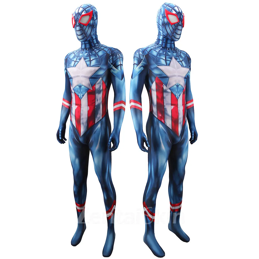 Zentai Second Skin Captain America
