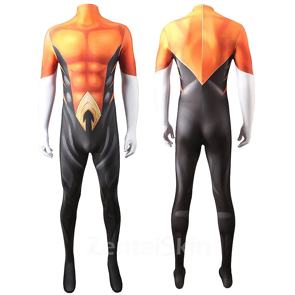 Second Skin Anime Juvenile Titan DC Sea Boy Costume Aqualad Anime Costume Cosplay Zentai