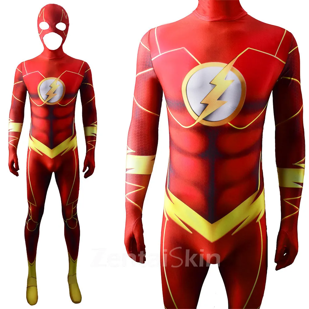Second Skin the Flash Cosplay Zentai Costume Stage Costumes