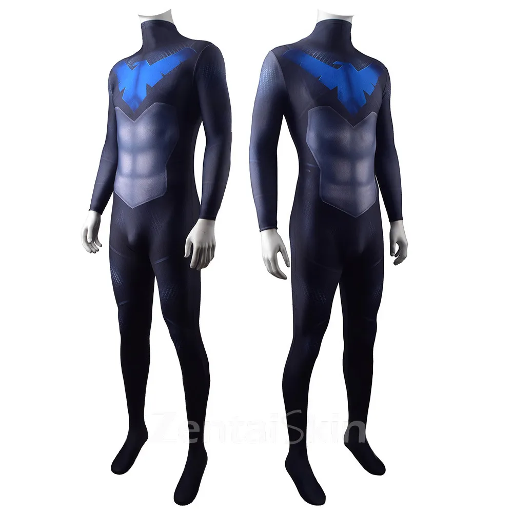 Second Skin DC Nightwing Nightwing Costume Cosplay Zentai Costume Costume