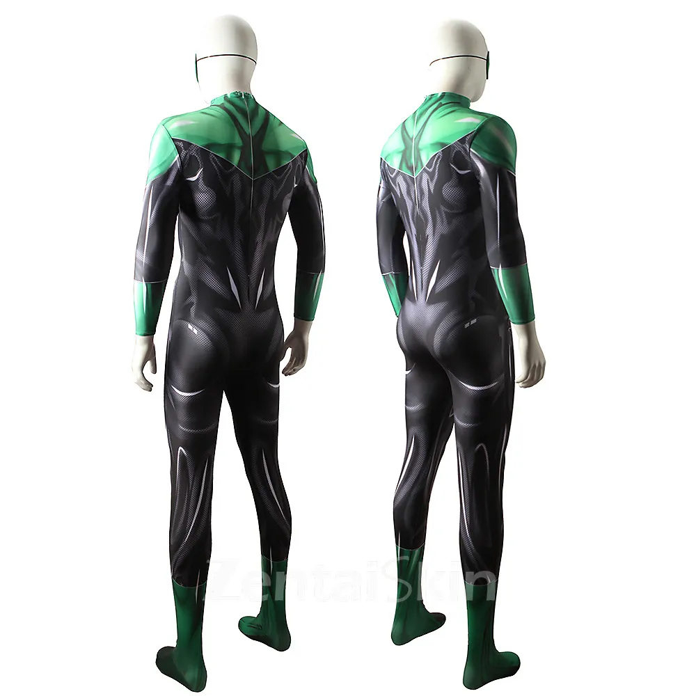 Second Skin DC Hero Green Lantern Cosplay Zentai Costume Cosplay Zentai Costume Green Lantern