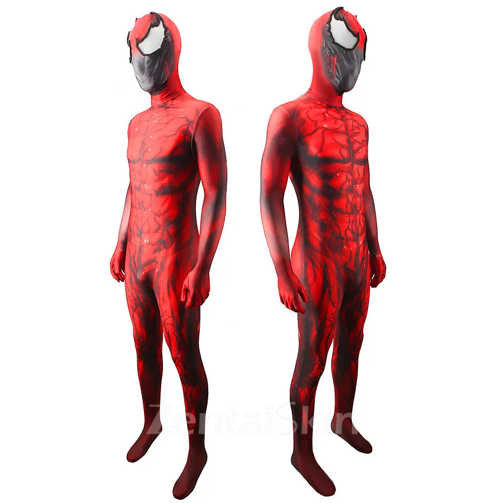 Zentai Second Skin Venom Venom Slaughter Deadly Guardian Carnage Halloween Costume
