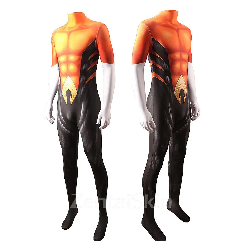 Second Skin Anime Juvenile Titan DC Sea Boy Costume Aqualad Anime Costume Cosplay Zentai