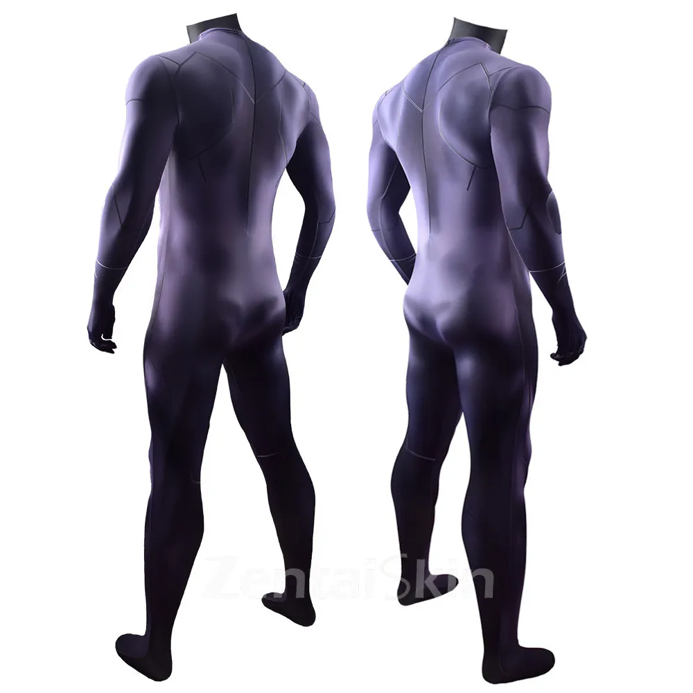 Second Skin DC Comics Hero Nightwing Nightwing Cosplay Zentai Costumes Tights Cosplay Zentai